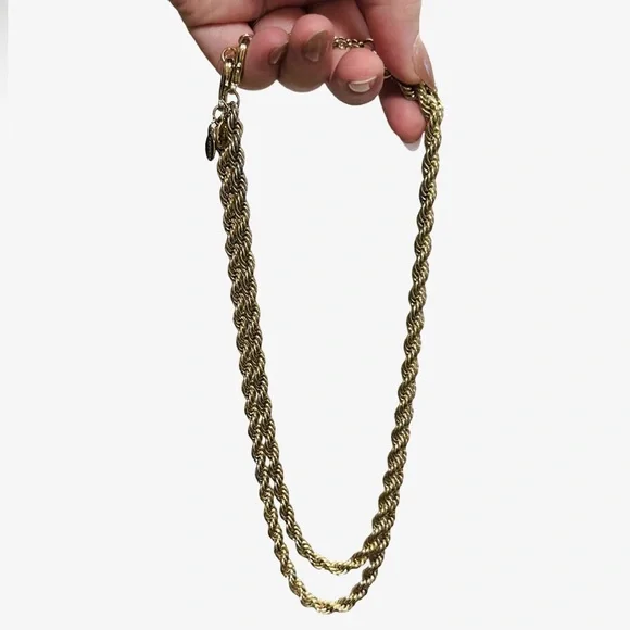 Express Gold Rope Chain Necklaces - Set of Two - Picture 4 of 9